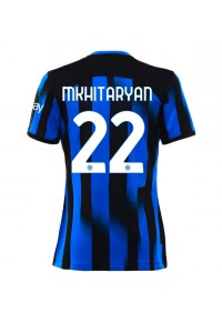 Fotbalové Dres Inter Milan Henrikh Mkhitaryan #22 Dámské Domácí Oblečení 2023-24 Krátký Rukáv